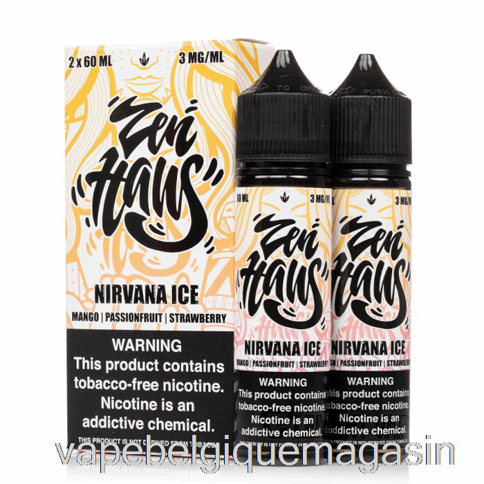 Vape Jetable Nirvana Ice - Zen Haus - 120ml 3mg